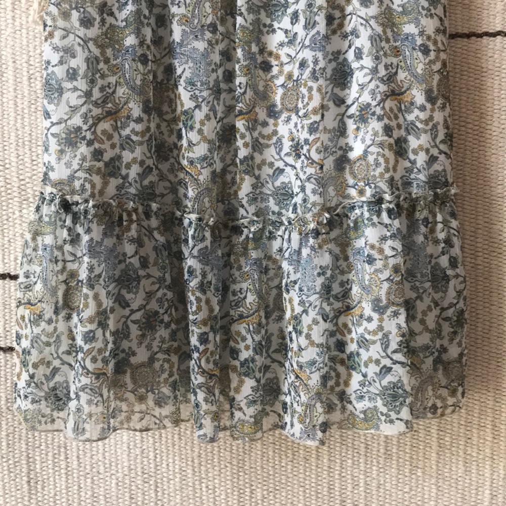 Zara | Ruffle Sheer Top Earthy - Picture 6 of 7